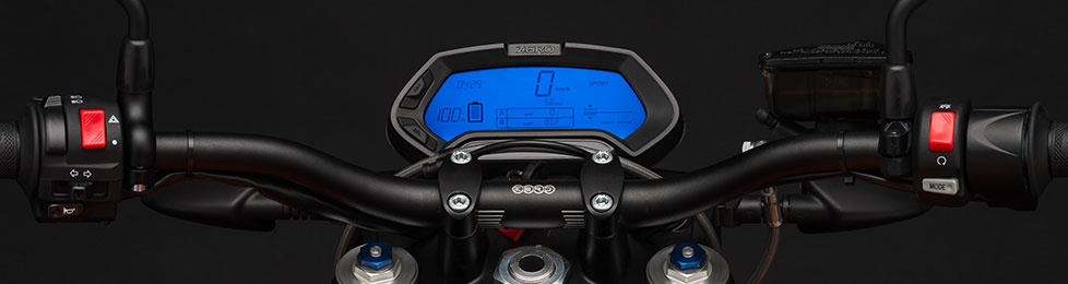 Zero DS Electric Motorcycle Dashboard