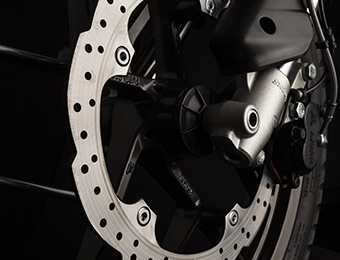 Zero DS Electric Motorcycle brakes