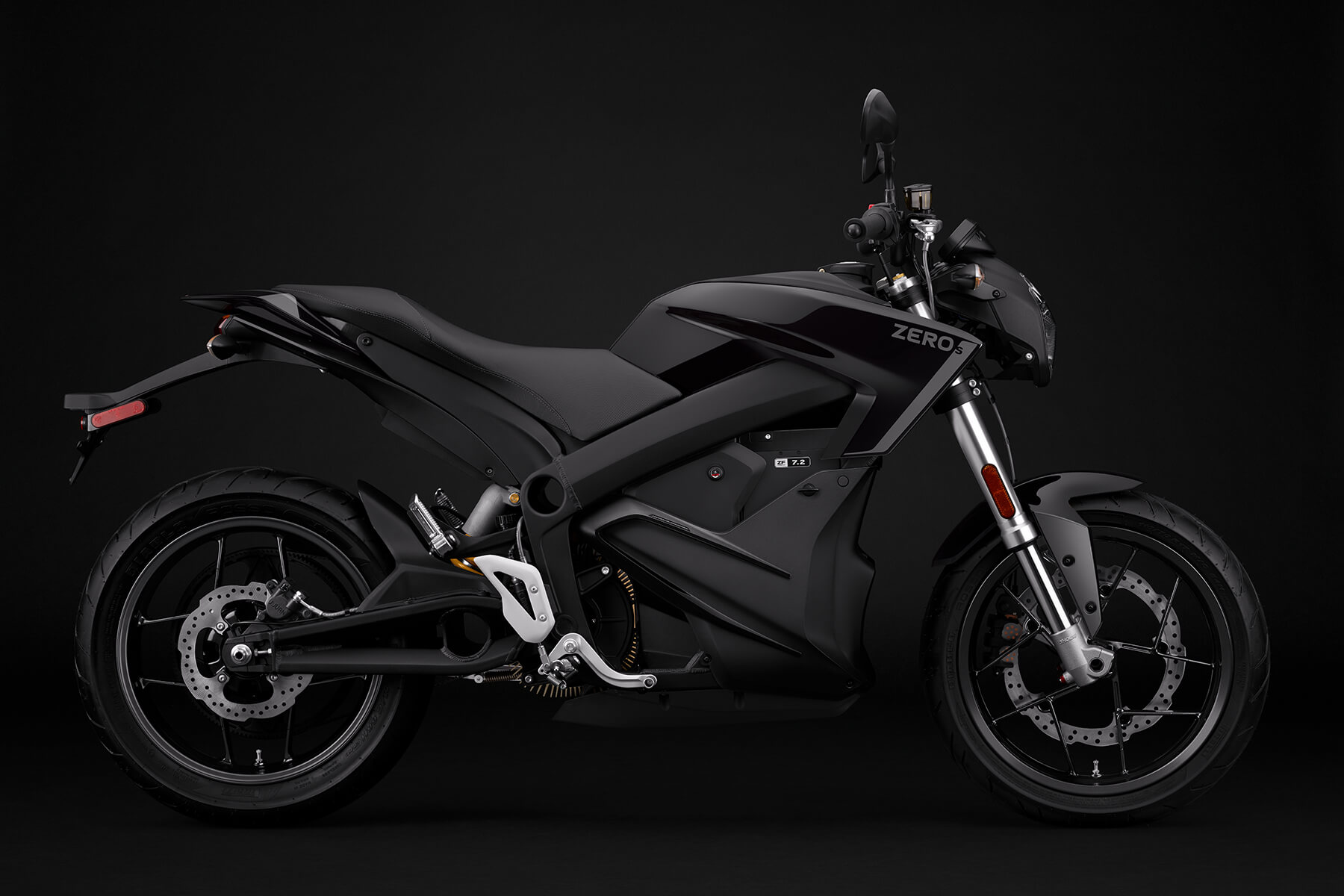 green electric motorcycle