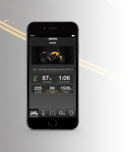 L’application de la Zero S